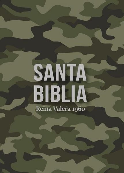 Produktbild: Biblia Rvr 1960 Compacta S&iacute;mil Piel Camuflaje Verde (Bible Rvr 1960 Compact Size Leatherlike Green Camouflage (Spanish Edition)