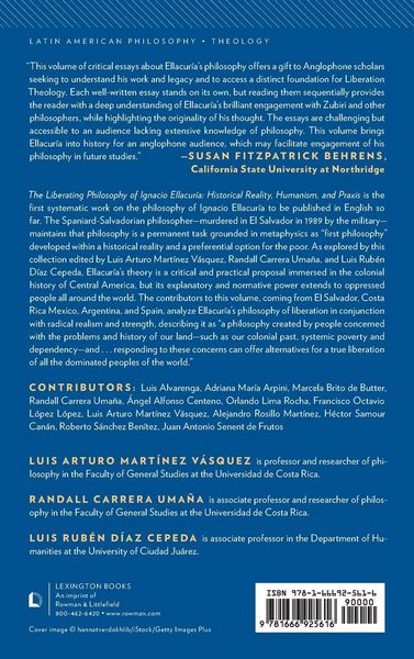 Produktbild: Liberating Philosophy of Ignacio Ellacur&iacute;a