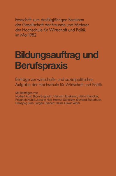 Produktbild: Bildungsauftrag und Berufspraxis