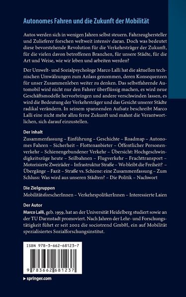 Produktbild: Autonomes Fahren und die Zukunft der Mobilit&auml;t