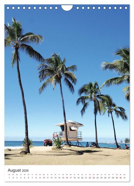 Produktbild: Trauminsel Hawaii (Wandkalender 2026 DIN A4 hoch), CALVENDO Monatskalender