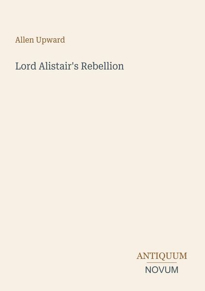Produktbild: Lord Alistair's Rebellion