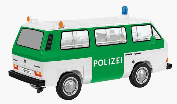 Produktbild: COBI 24637 - VW Volkswagen T3 Polizei, Bausatz 1:35, 144 Klemmbaustein