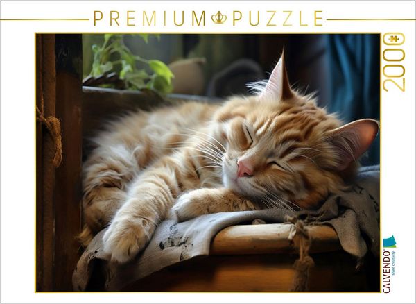 Produktbild: CALVENDO Puzzle Ein Motiv aus dem Kalender "Wenn sie schlafen" | 2000 Teile Lege-Gr&ouml;&szlig;e 90x67cm Foto-Puzzle f&uuml;r gl&uuml;ckliche Stunden