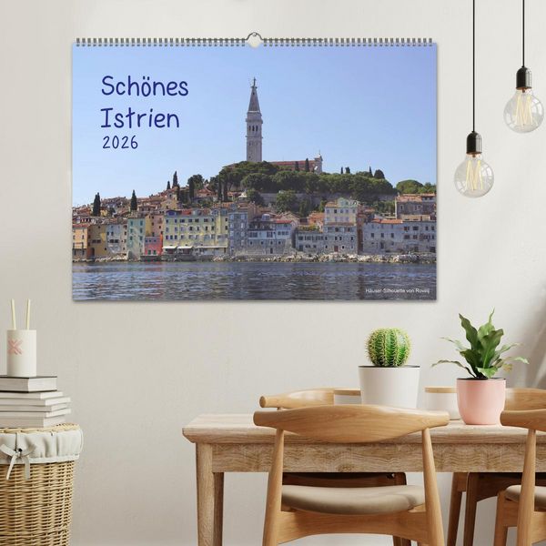 Produktbild: Sch&ouml;nes Istrien 2026 (Wandkalender 2026 DIN A2 quer), CALVENDO Monatskalender