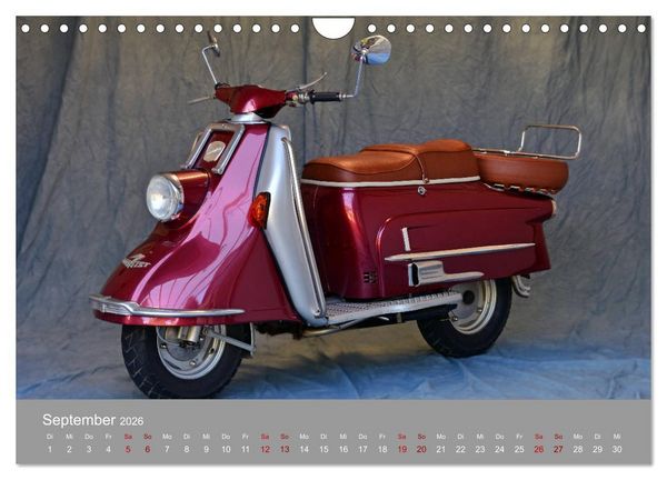 Produktbild: Heinkel Tourist 103-A2 Ein Freund f&uuml;rs Leben (Wandkalender 2026 DIN A4 quer), CALVENDO Monatskalender