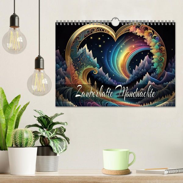 Produktbild: Zauberhafte Mondn&auml;chte (Wandkalender 2026 DIN A4 quer), CALVENDO Monatskalender