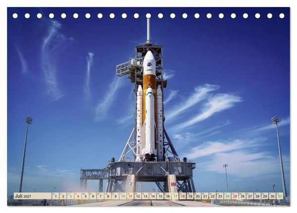 Produktbild: Mond Mission (Tischkalender 2027 DIN A5 quer), CALVENDO Monatskalender