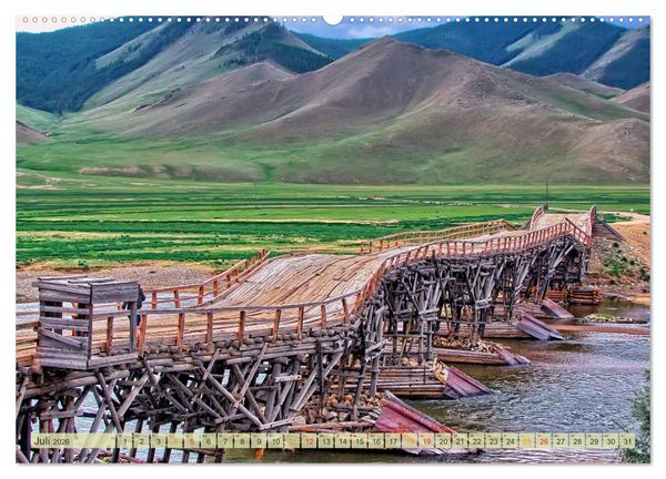 Produktbild: Reise durch Asien - Mongolei (Wandkalender 2026 DIN A2 quer), CALVENDO Monatskalender