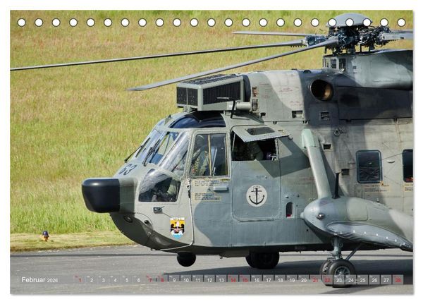 Produktbild: Flugzeuge und Hubschrauber im Portr&auml;t (Tischkalender 2026 DIN A5 quer), CALVENDO Monatskalender