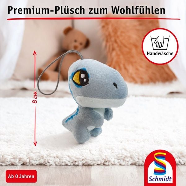 Produktbild: Jurassic World, Blue, 8 cm, Pl&uuml;sch-Anh&auml;nger