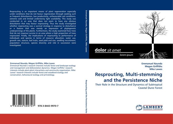 Produktbild: Resprouting, Multi-stemming and the Persistence Niche