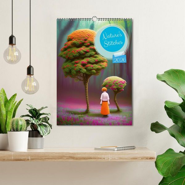 Produktbild: Nature's Stitches (Wall Calendar 2026 DIN A3 portrait), CALVENDO 12 Month Wall Calendar
