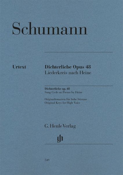 Produktbild: Robert Schumann - Dichterliebe op. 48