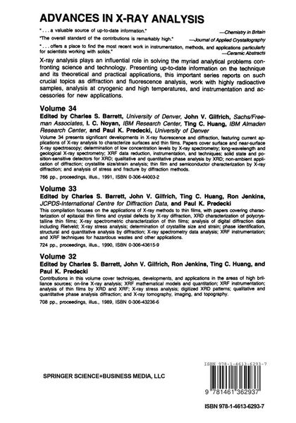 Produktbild: Advances in X-Ray Analysis