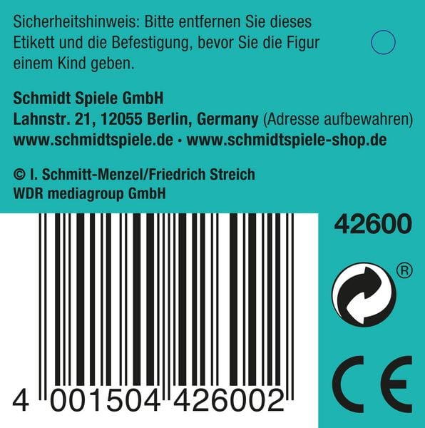 Produktbild: Schmidt Spiele - Die Maus, Ente, 12 cm