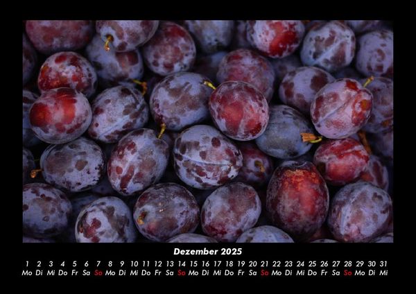 Produktbild: Obstkalender 2025 Fotokalender DIN A3