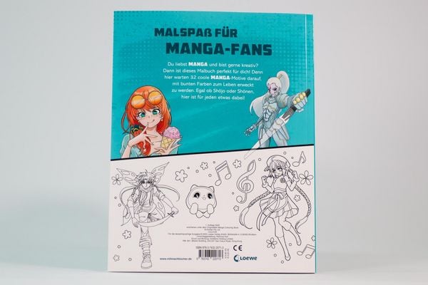 Produktbild: I love Manga & Anime - Das Malbuch