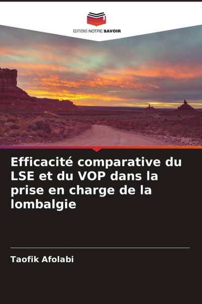 Produktbild: Efficacit&eacute; comparative du LSE et du VOP dans la prise en charge de la lombalgie