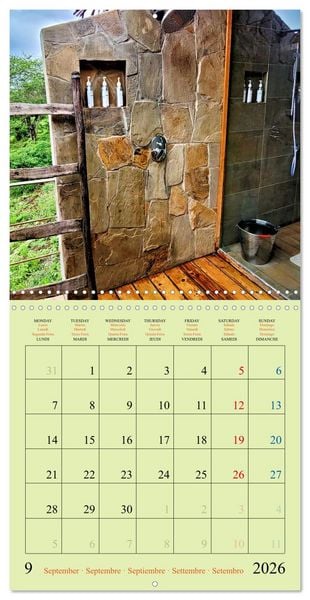 Produktbild: Discover Soroi Lions Bluff Lodge - Kenya (Wall Calendar 2026 12 &times; 12 Inch) CALVENDO 12 Month Wall Calendar