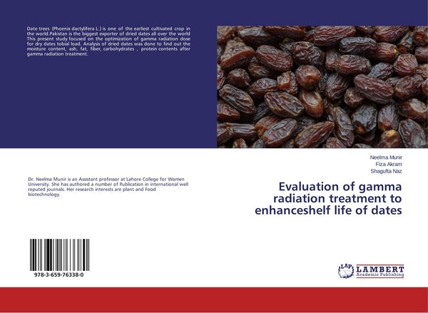 Produktbild: Evaluation of gamma radiation treatment to enhanceshelf life of dates