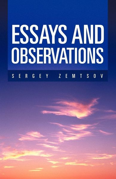 Produktbild: Essays and Observations