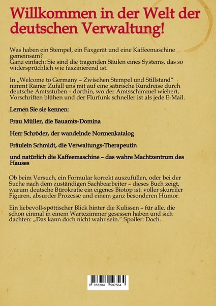 Produktbild: Welcome to Germany - Zwischen Stempel und Stillstand