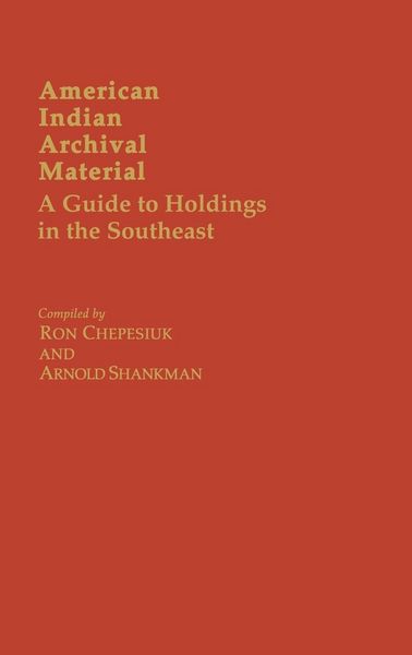 Produktbild: American Indian Archival Material