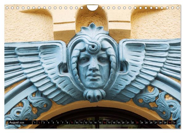 Produktbild: Jugendstilarchitektur - ein Bilderbogen quer durch Europa (Wandkalender 2026 DIN A4 quer), CALVENDO Monatskalender