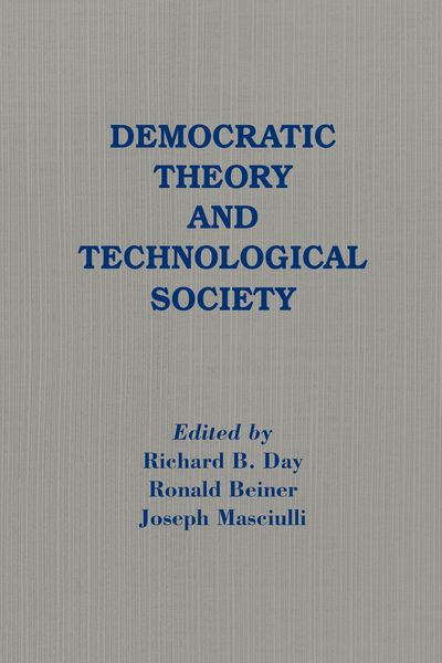 Produktbild: Democratic Theory and Technological Society