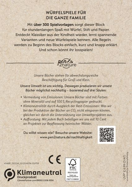 Produktbild: W&uuml;rfelspiele | Spielspa&szlig; f&uuml;r Gro&szlig; und Klein