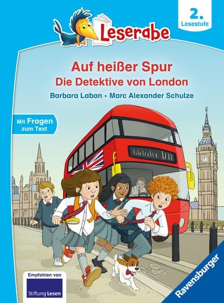 Produktbild: Leserabe 2. Lesestufe - Auf hei&szlig;er Spur - Die Detektive von London
