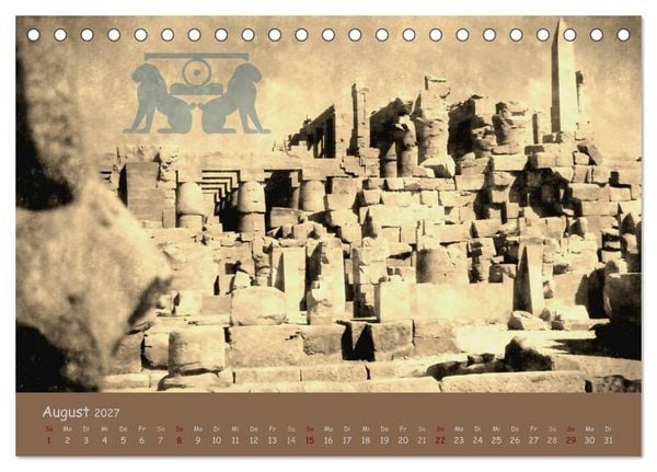 Produktbild: &Auml;gypten Nostalgie & Antike 2027 (Tischkalender 2027 DIN A5 quer), CALVENDO Monatskalender