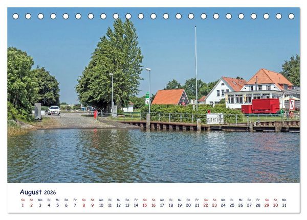 Produktbild: Maritime Schlei (Tischkalender 2026 DIN A5 quer), CALVENDO Monatskalender