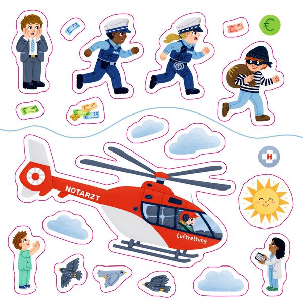 Produktbild: Meine Mini-Stickerwelt: Tatütata (Mini-Künstler)