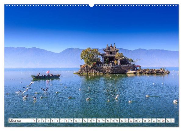 Produktbild: Zauber Chinas (hochwertiger Premium Wandkalender 2026 DIN A2 quer), Kunstdruck in Hochglanz