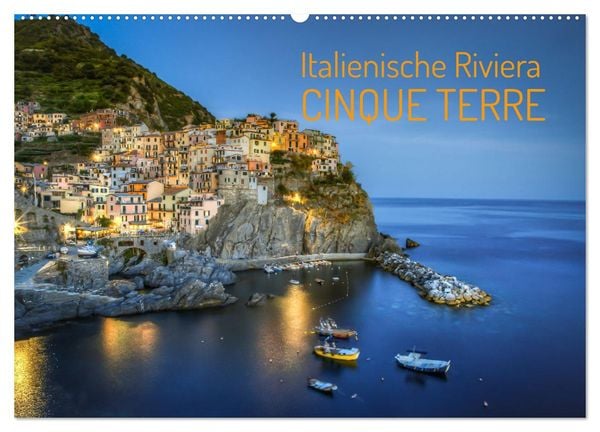 Italienische Riviera Cinque Terre (Wandkalender 2025 DIN A2 quer), CALVENDO Monatskalender