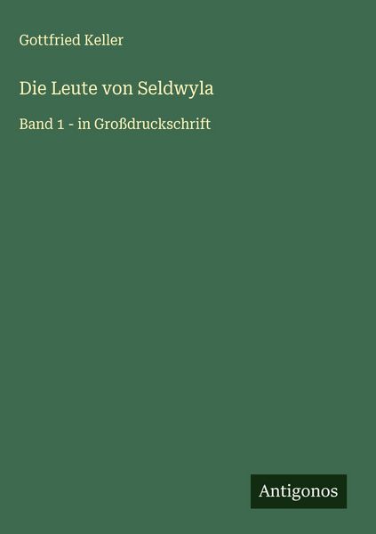 Produktbild: Die Leute von Seldwyla