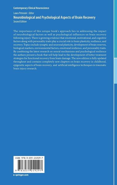 Produktbild: Neurobiological and Psychological Aspects of Brain Recovery