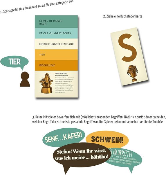 Produktbild: Funbot 1027797 - Trophies, Partyspiel f&uuml;r schnelle Denker