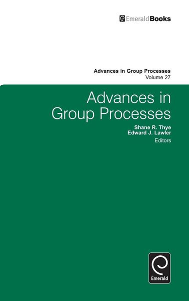 Produktbild: Advances in Group Processes