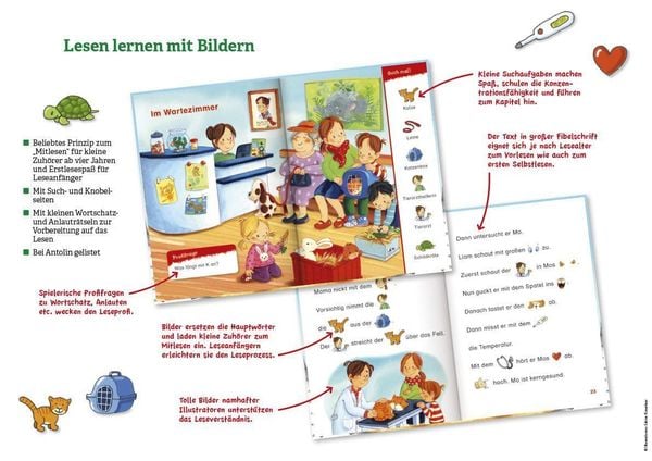 Produktbild: Duden Leseprofi – Mit Bildern lesen lernen: Verrückte Tiergeschichten