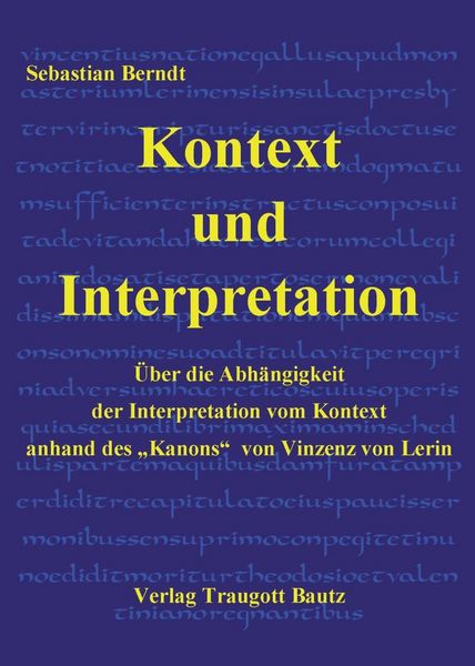 Produktbild: Kontext und Interpretation