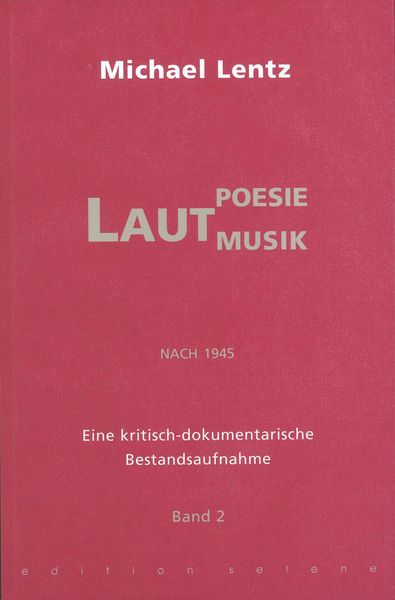 Produktbild: Lautpoesie/-musik nach 1945