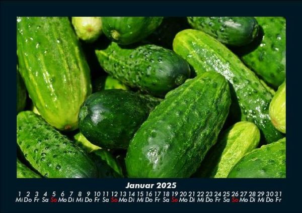 Produktbild: Gem&uuml;sekalender 2025 Fotokalender DIN A5