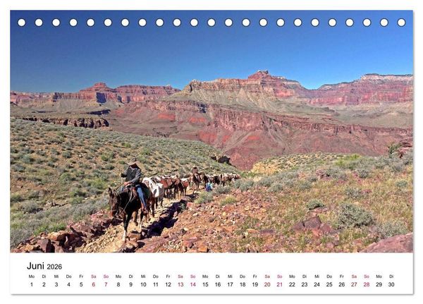 Produktbild: AMERIKA RUNDREISE Bildsch&ouml;n und Aufregend. Entdecke den S&uuml;dwesten der USA (Tischkalender 2026 DIN A5 quer), CALVENDO Monatskalender