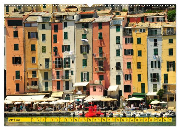Produktbild: Cinque Terre - die bunten D&ouml;rfer Liguriens (hochwertiger Premium Wandkalender 2026 DIN A2 quer), Kunstdruck in Hochglanz