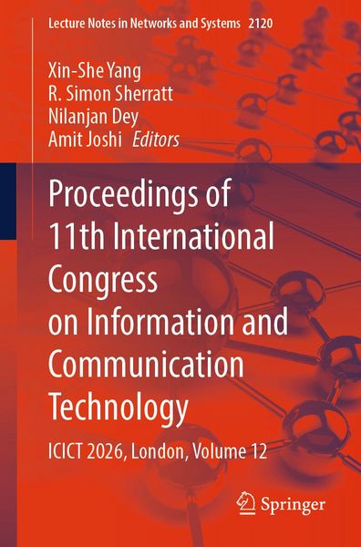 Produktbild: Proceedings of 11th International Congress on Information and Communication Technology