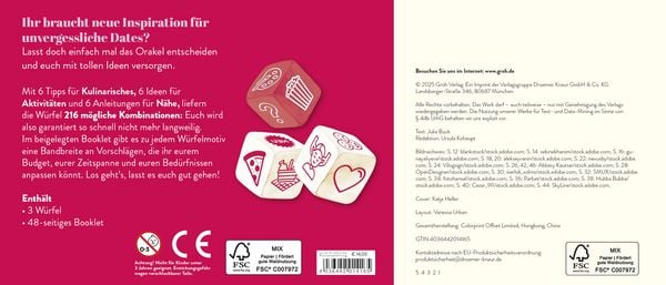 Produktbild: W&uuml;rfelorakel &ndash; Date Night