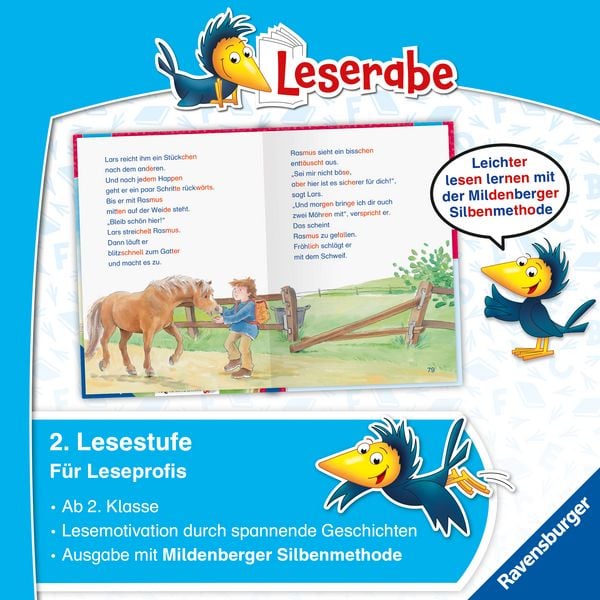 Produktbild: Leserabe Sonderausgaben - Die sch&ouml;nsten Pferdegeschichten - Silbe f&uuml;r Silbe lesen lernen
